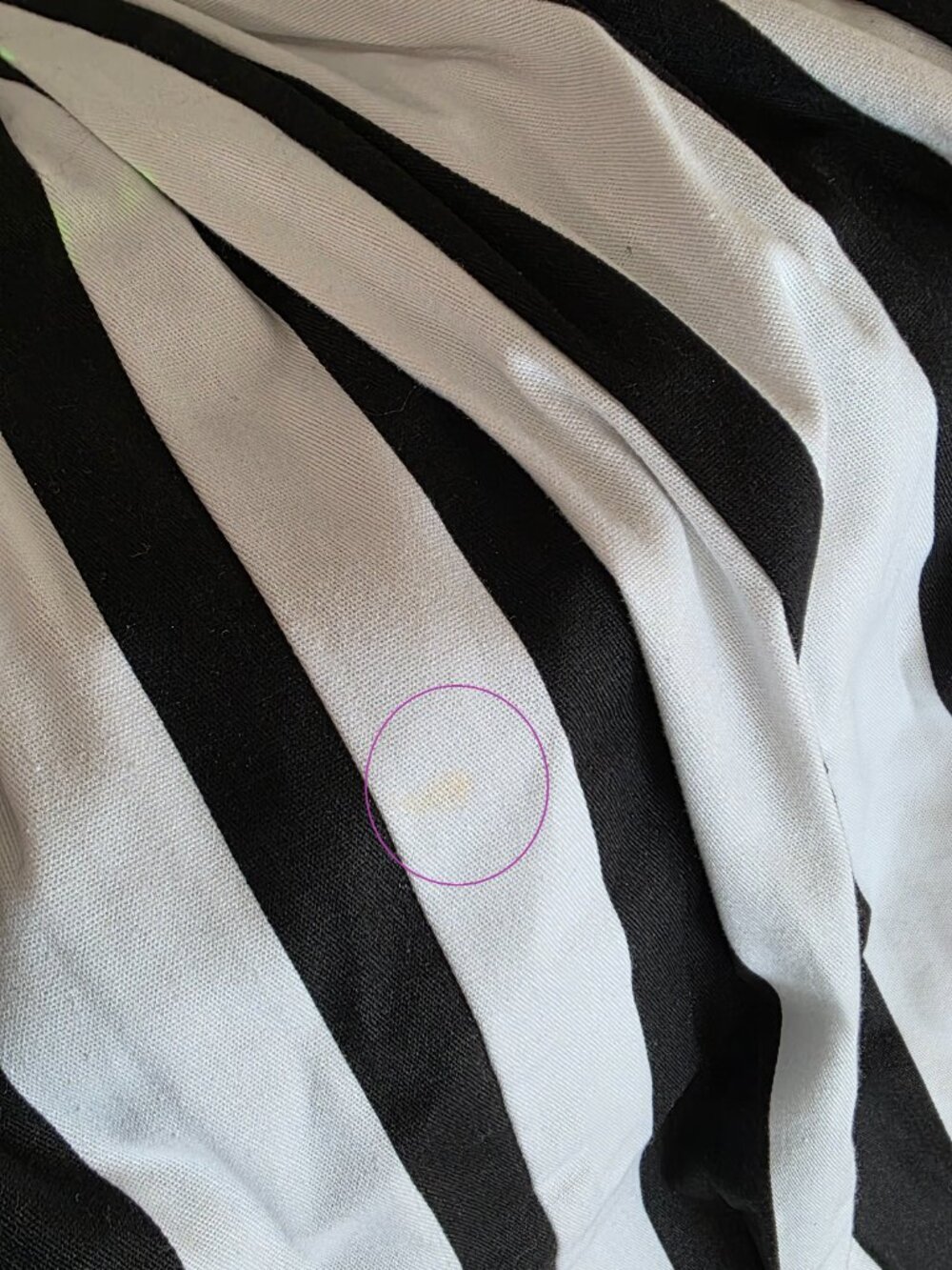 Pinup Couture Jenny Skirt in Black & White Stripe XL Vintage Goth Retro Pinup - Picture 3 of 3